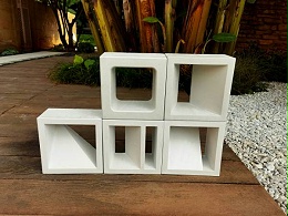 筑辉新品---HPC景观砌块镂空砖
