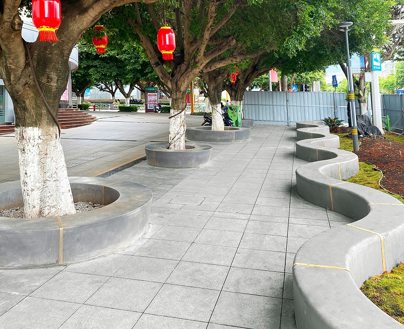 仿石景观坐凳